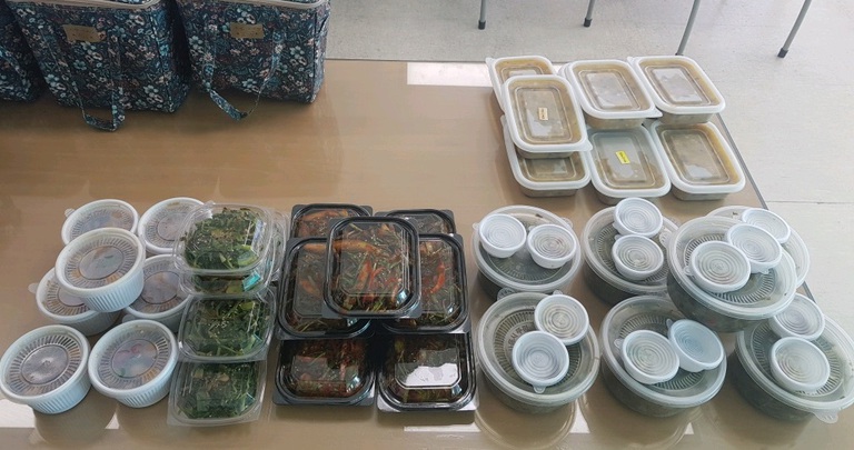 지역봉사단체 목련회,  경주시장애인종합복지관과 함께 \'코로나19사태로 결식우려 재가장애인에 밑반찬 나눔\' 실시